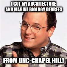 image tagged in costanza - unc graduate | made w/ Imgflip meme maker