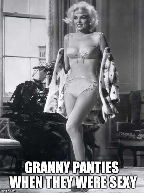 GRANNY PANTIES WHEN THEY WERE SEXY | made w/ Imgflip meme maker