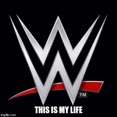 WWE | THIS IS MY LIFE | image tagged in wwe | made w/ Imgflip meme maker