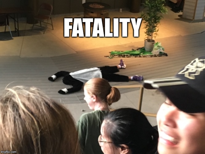 FATALITY  | FATALITY | image tagged in mortal kombat,fatality,panda | made w/ Imgflip meme maker