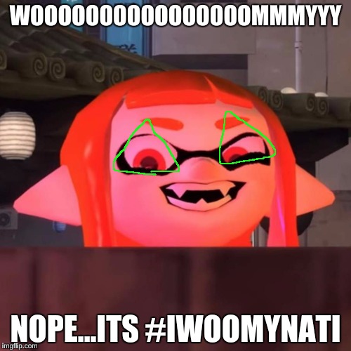 Did you say woomy? | WOOOOOOOOOOOOOOOOMMMYYY; NOPE...ITS #IWOOMYNATI | image tagged in did you say woomy | made w/ Imgflip meme maker