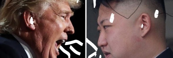 KIM JONG UN VS TRUMP Blank Meme Template