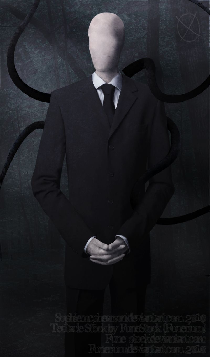 Slender Man Blank Meme Template