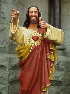 buddy christ meme generator