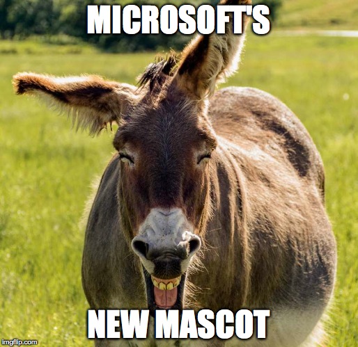 MICROSOFT'S NEW MASCOT | made w/ Imgflip meme maker