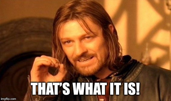 One Does Not Simply Meme | THAT’S WHAT IT IS! | image tagged in memes,one does not simply | made w/ Imgflip meme maker