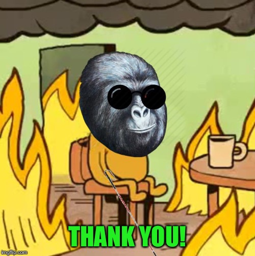 Jimmies On Fire | THANK YOU! | image tagged in jimmies on fire | made w/ Imgflip meme maker