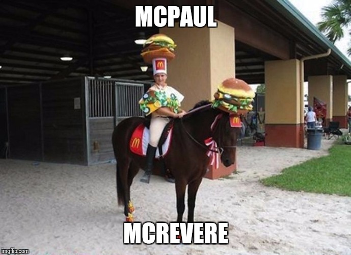 MCPAUL MCREVERE | made w/ Imgflip meme maker