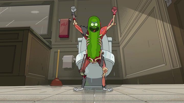 High Quality Pickle Rick, #PickleRick Blank Meme Template