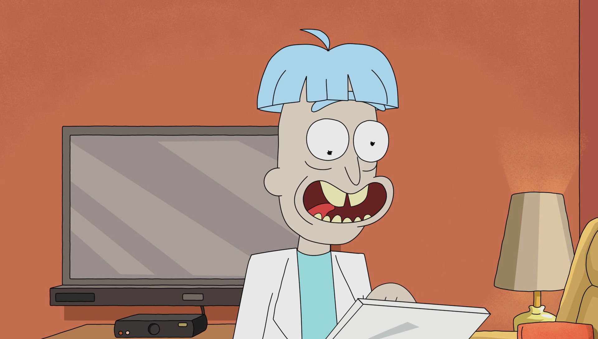 High Quality Doofus Rick Blank Meme Template