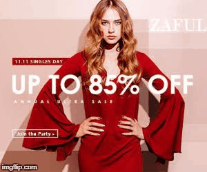 Zaful ads | image tagged in gifs | made w/ Imgflip images-to-gif maker