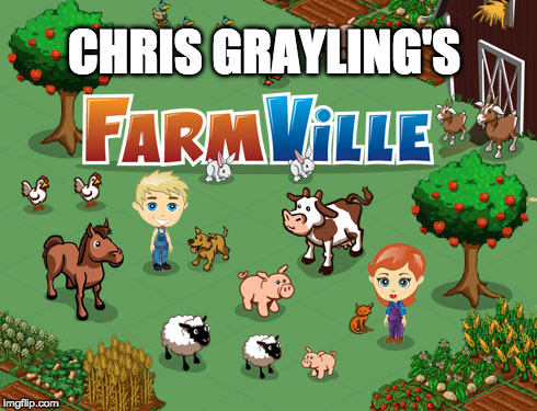 Chris Grayling's FarmVile | CHRIS GRAYLING'S | image tagged in real farmville,chris grayling,brexit | made w/ Imgflip meme maker