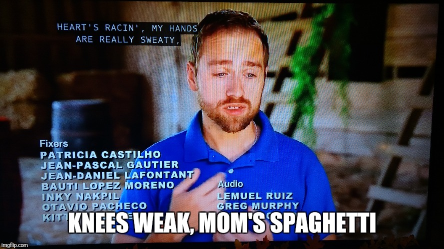 KNEES WEAK, MOM'S SPAGHETTI | made w/ Imgflip meme maker