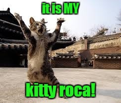 it is MY kitty roca! | made w/ Imgflip meme maker