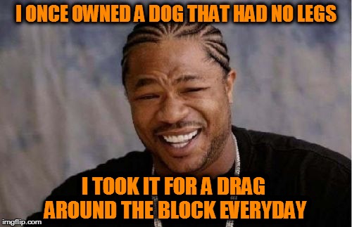 Yo Dawg Heard You Meme Imgflip