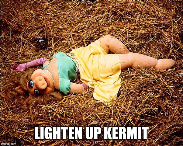 LIGHTEN UP KERMIT | made w/ Imgflip meme maker