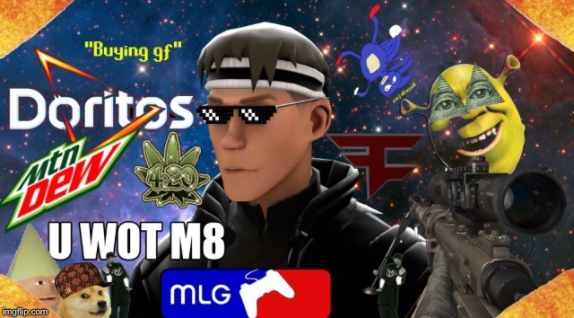 Mlg | image tagged in mlg,scumbag | made w/ Imgflip meme maker