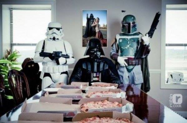 High Quality Free Pizza party when you join the dark side!  Blank Meme Template