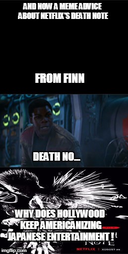 Finn's meme advice on Death note - Imgflip
