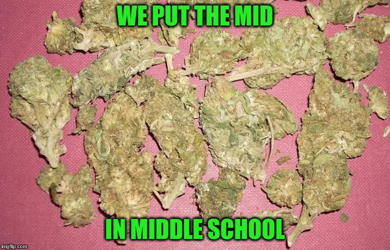 WE PUT THE MID IN MIDDLE SCHOOL | made w/ Imgflip meme maker