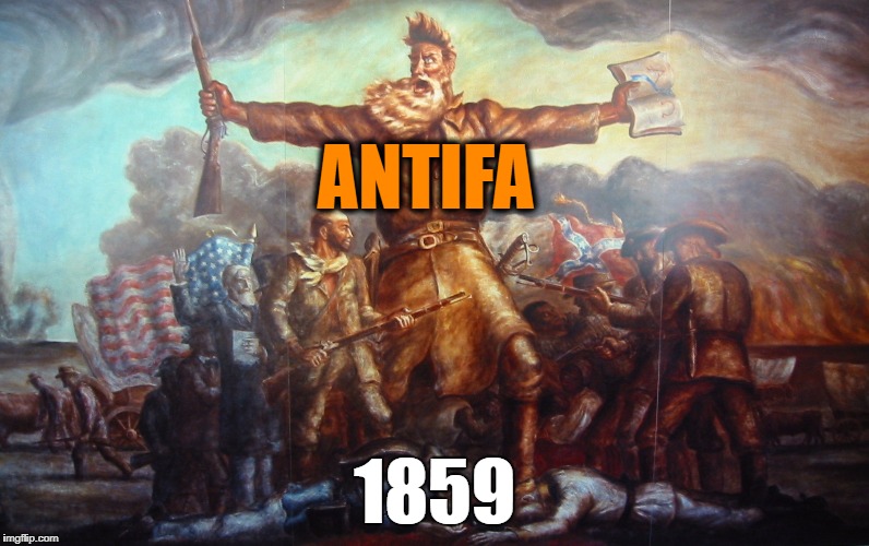 What? | ANTIFA; 1859 | image tagged in antifa,protesters | made w/ Imgflip meme maker