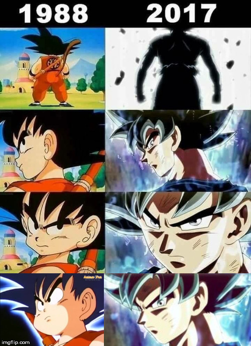 Ah, Nostalgia. Kid Goku Ultra Instinct. | image tagged in dragon ball,dragon ball super,kid goku,nostalgia | made w/ Imgflip meme maker