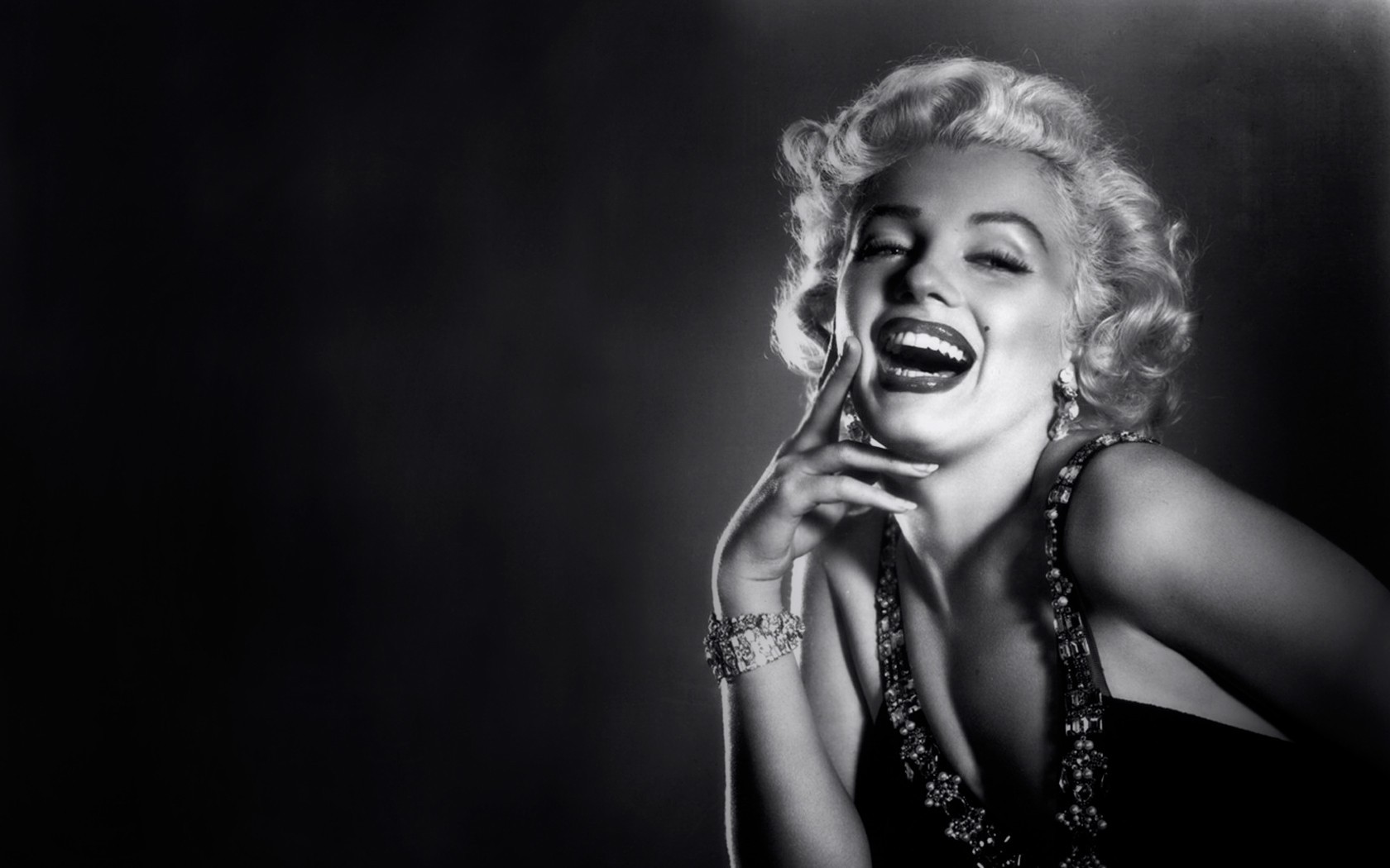 Marilyn Monroe Laughing Craziness Blank Meme Template