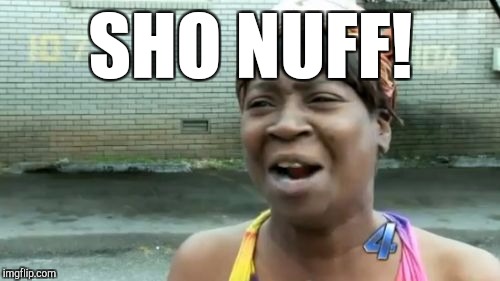 Ain't Nobody Got Time For That Meme | SHO NUFF! | image tagged in memes,aint nobody got time for that | made w/ Imgflip meme maker
