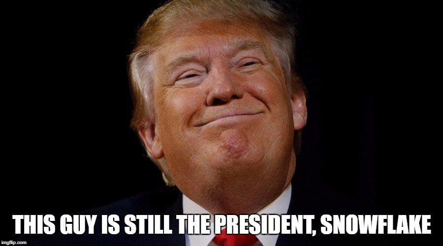 THIS GUY IS STILL THE PRESIDENT, SNOWFLAKE | made w/ Imgflip meme maker