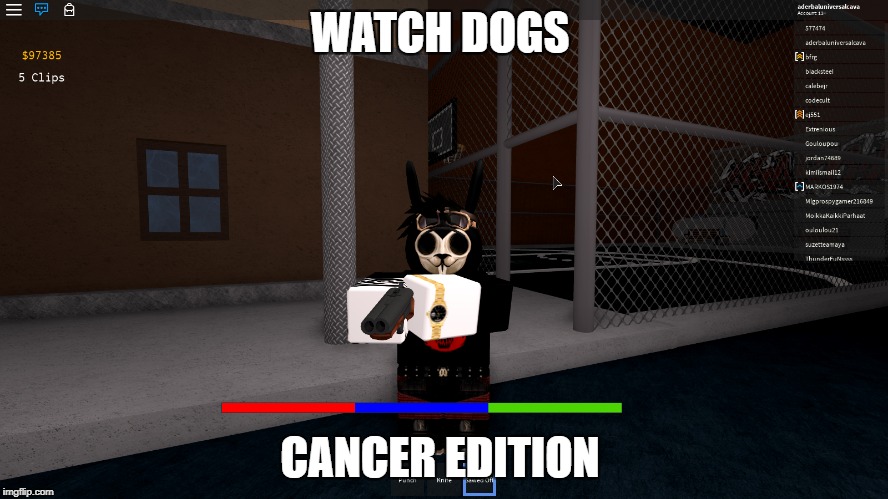 Ubisoft's Upcoming Title.. | WATCH DOGS; CANCER EDITION | image tagged in roblox,dlc | made w/ Imgflip meme maker