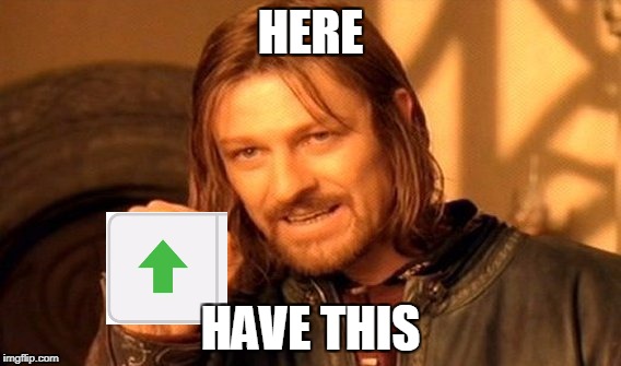 One Does Not Simply Meme | HERE HAVE THIS | image tagged in memes,one does not simply | made w/ Imgflip meme maker