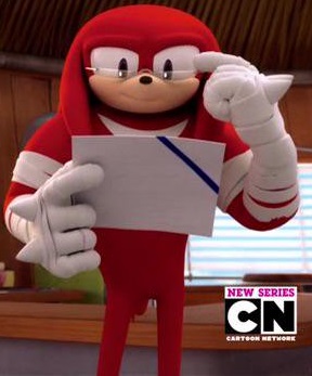 High Quality Knuckles Reading Blank Meme Template