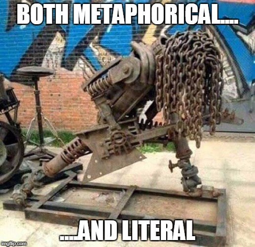 Heavy metal | BOTH METAPHORICAL.... ....AND LITERAL | image tagged in heavy metal,metaphorical and literal | made w/ Imgflip meme maker
