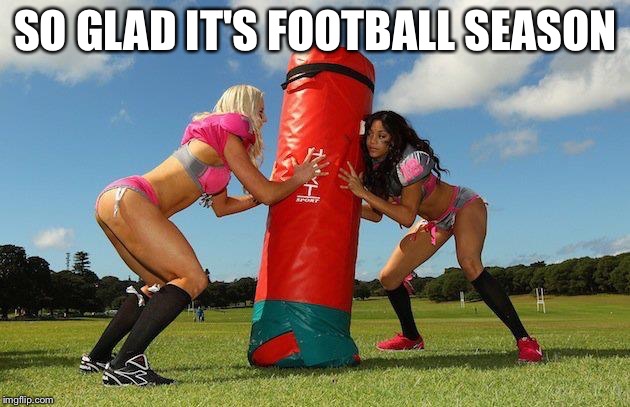 SO GLAD IT'S FOOTBALL SEASON | image tagged in fantasy football | made w/ Imgflip meme maker