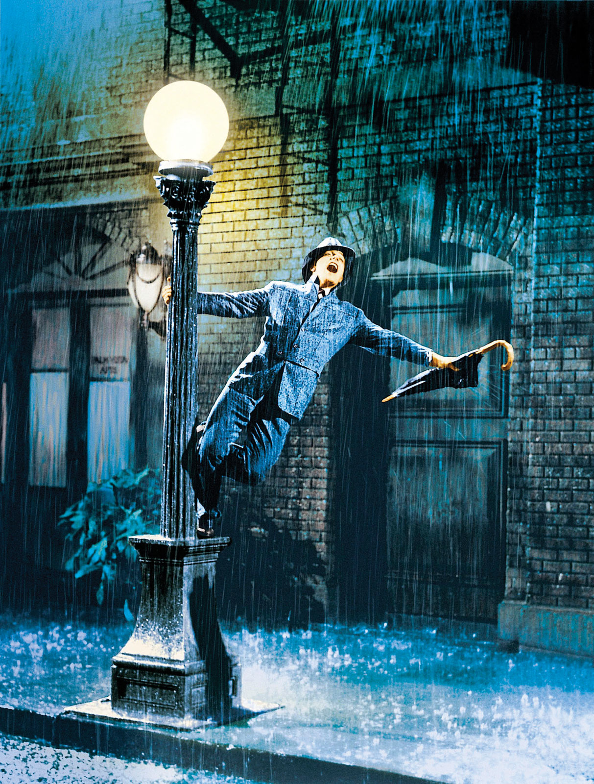 High Quality Singing In The Rain Blank Meme Template