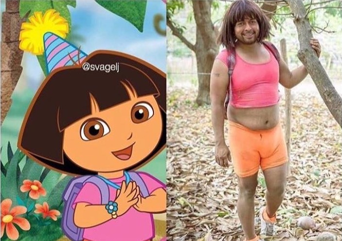 High Quality Dora Transgendered Blank Meme Template