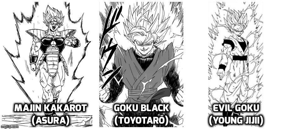 Don't call them The Three Stooges | image tagged in son goku trio infernale,dragon ball multiverse,dragonball super,dragon ball after,goku | made w/ Imgflip meme maker
