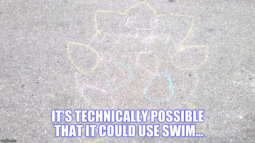 IT'S TECHNICALLY POSSIBLE THAT IT COULD USE SWIM... | made w/ Imgflip meme maker