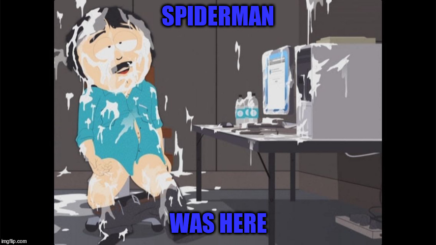 SPIDERMAN WAS HERE | made w/ Imgflip meme maker