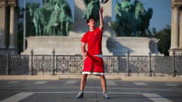 B Ball Spinner | image tagged in gifs,basketball | made w/ Imgflip video-to-gif maker