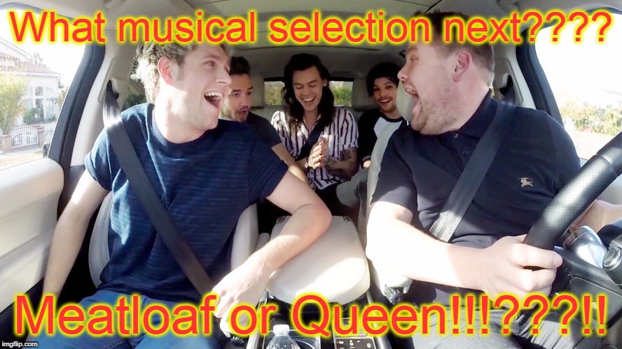 KARAOKE | What musical selection next???? Meatloaf or Queen!!!???!! | image tagged in karaoke | made w/ Imgflip meme maker