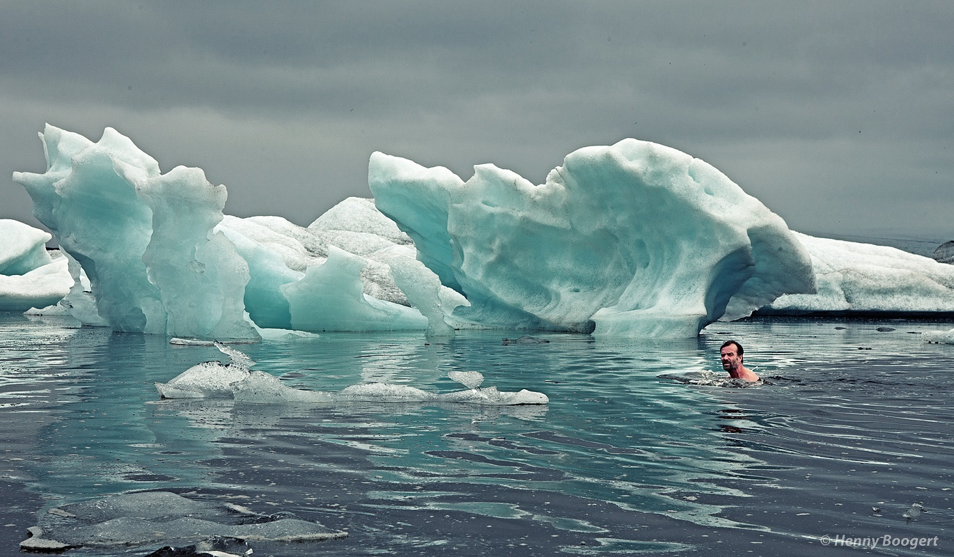 High Quality Wim Hof Swimming Blank Meme Template