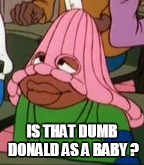 IS THAT DUMB DONALD AS A BABY ? | made w/ Imgflip meme maker