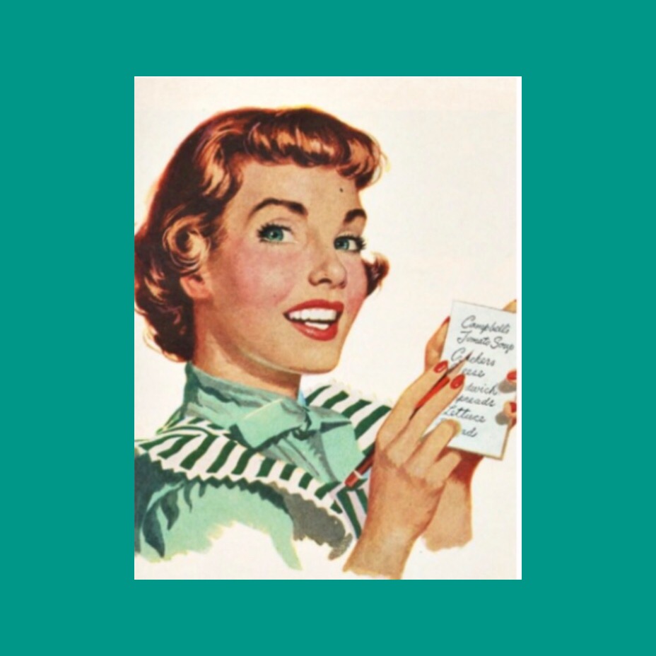 Green OCD fifties housewife Blank Meme Template