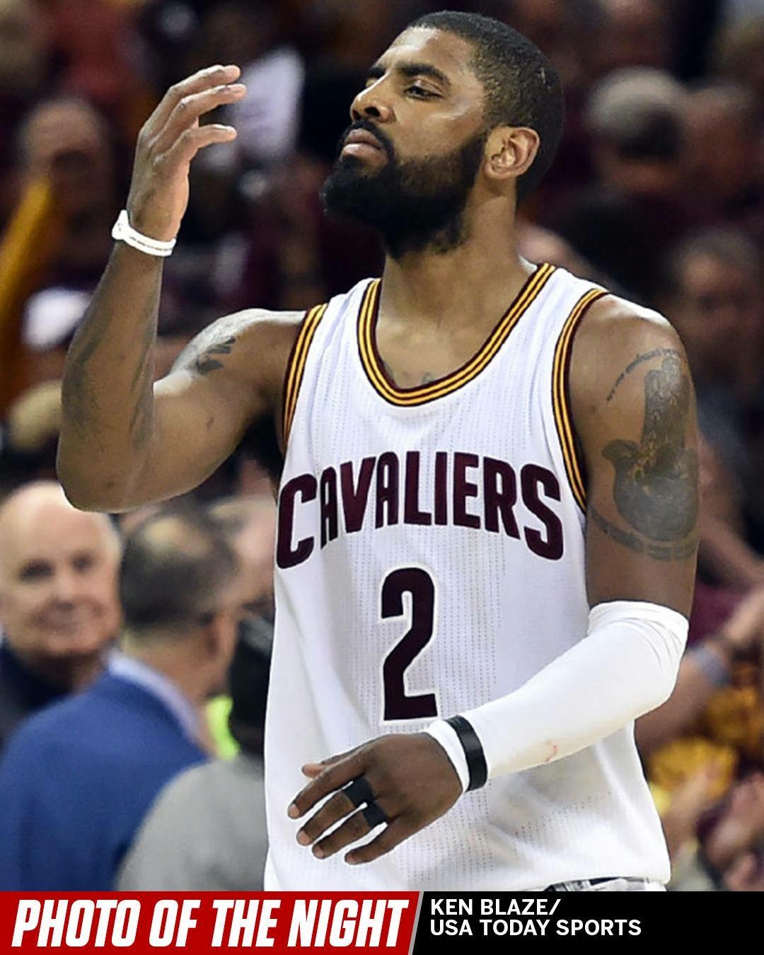 Kyrie smells something Blank Meme Template