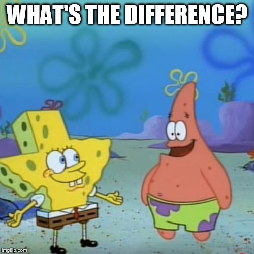 WHAT'S THE DIFFERENCE? | made w/ Imgflip meme maker