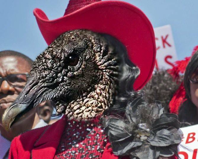 Frederica Wilson is a ghetto vulture  Blank Meme Template