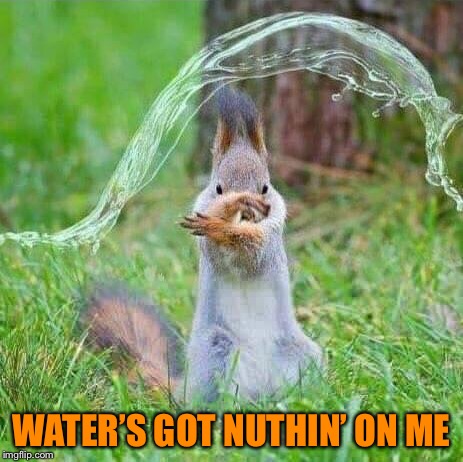 WATER’S GOT NUTHIN’ ON ME | made w/ Imgflip meme maker