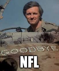 gbye | NFL | image tagged in gbye | made w/ Imgflip meme maker