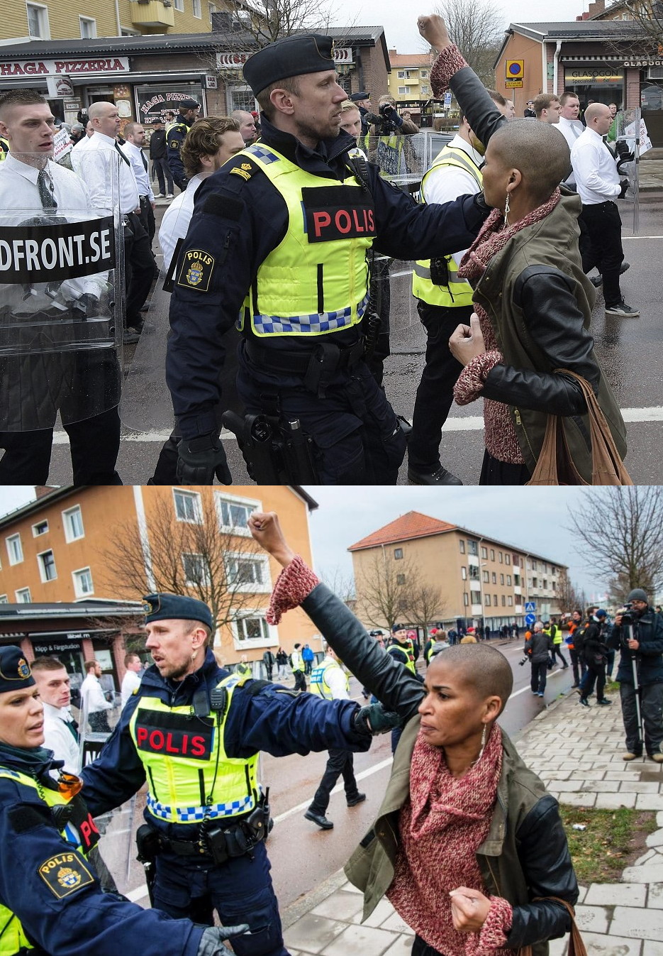 Swedish police nazi Blank Meme Template